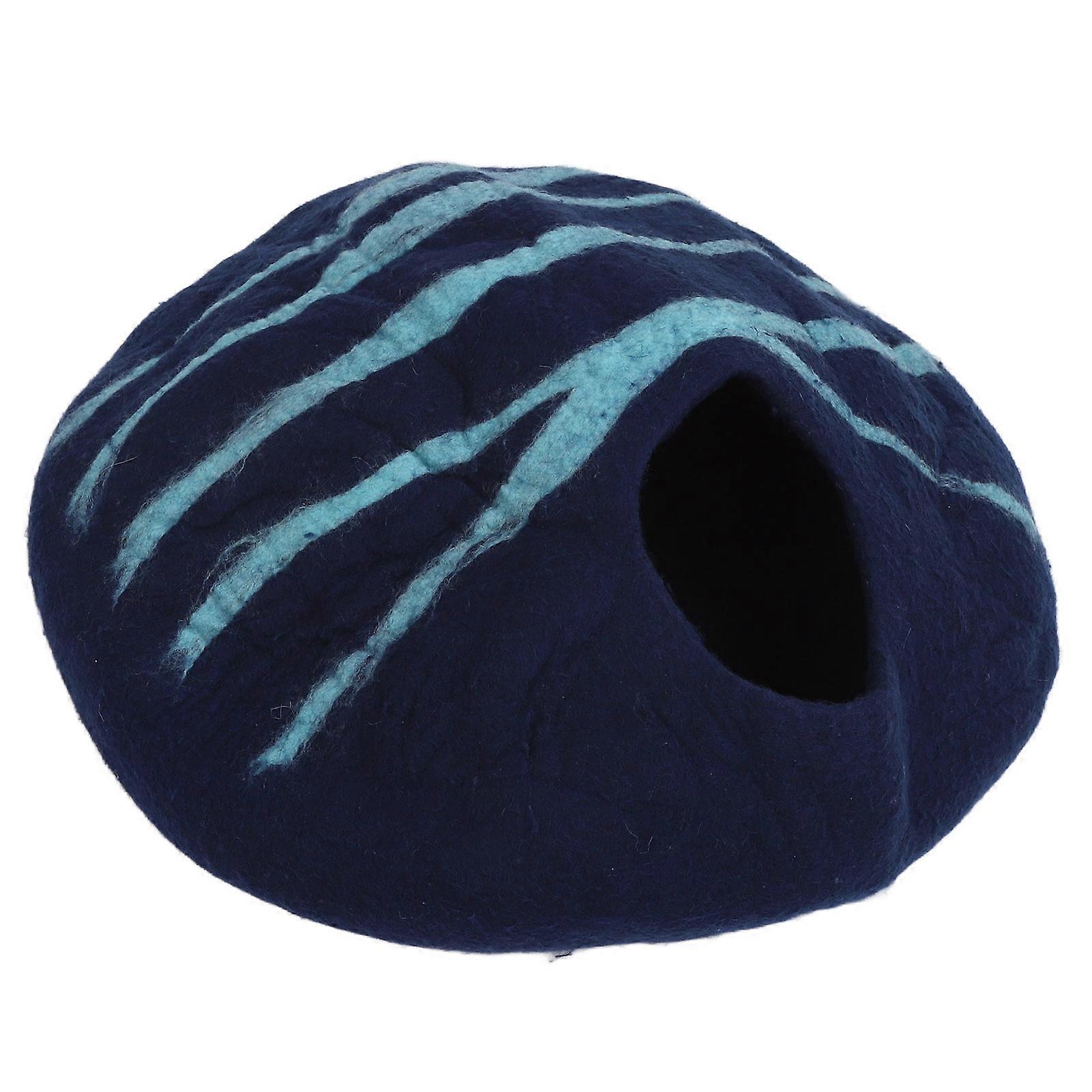 Wool Cat Cave Bed Keep Warm Soft And Comfortable Multipurpose Cat Bed For Cats Kittens Small Pets