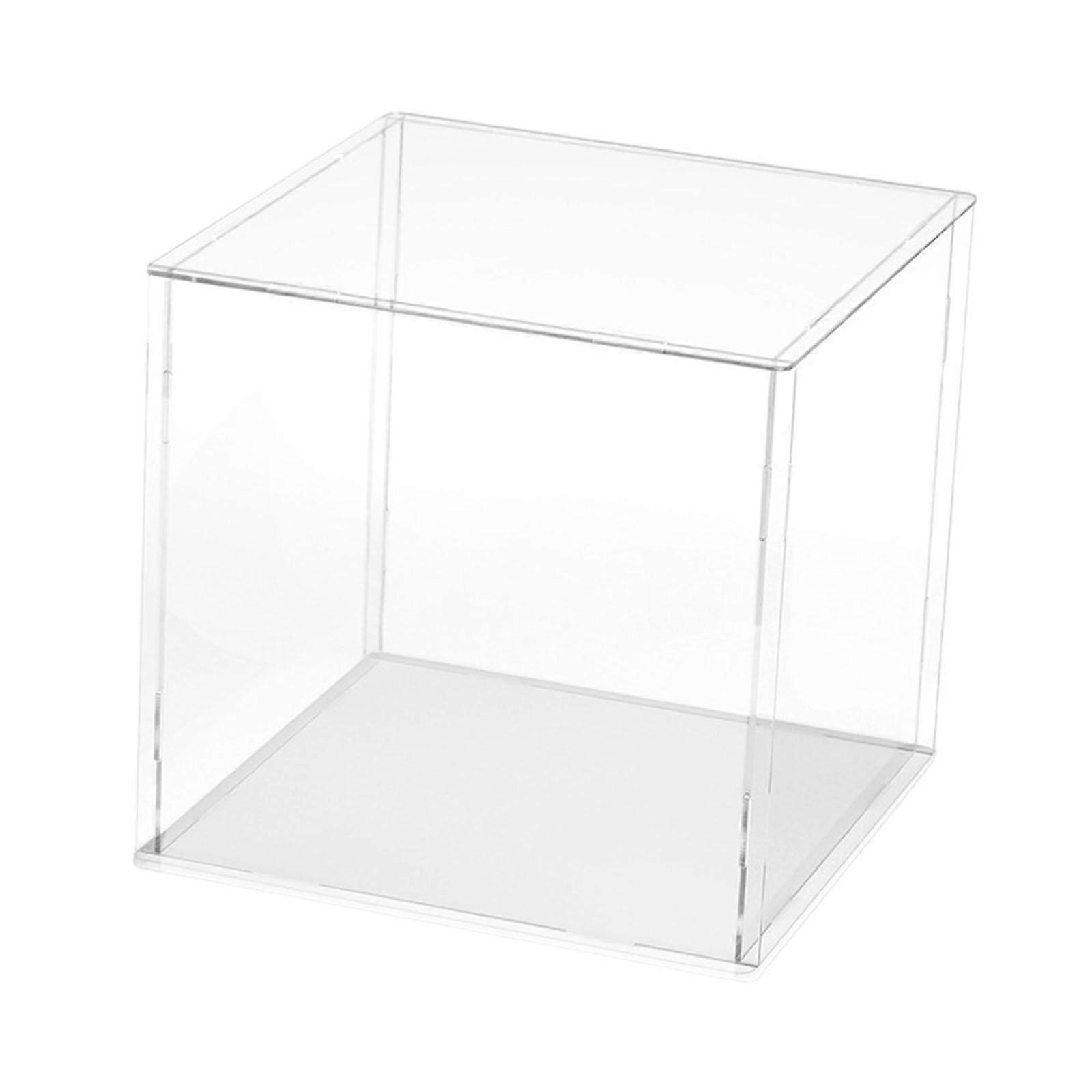 Acrylic Display Box Storage Basket Storage Organizer for Model Handbag Dolls 7x7x7cm