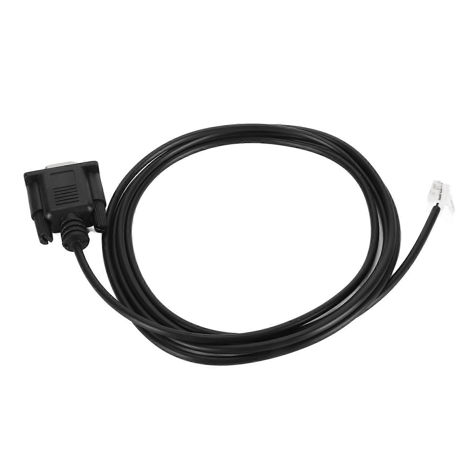 Câble Série RS232 DB9 Femelle Vers RJ11/RJ12 6P6C - Longueur 1.8 M - Pour Drivers Pas à Pas Et Servomoteurs