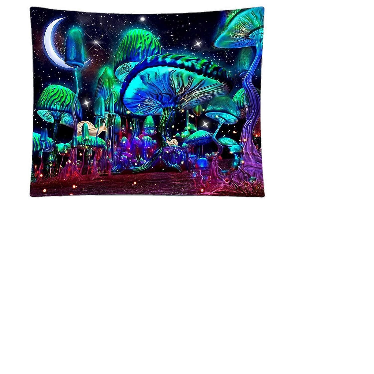 Magic Mushrooms Wall Tapestry Psychedelic Wall Hanging