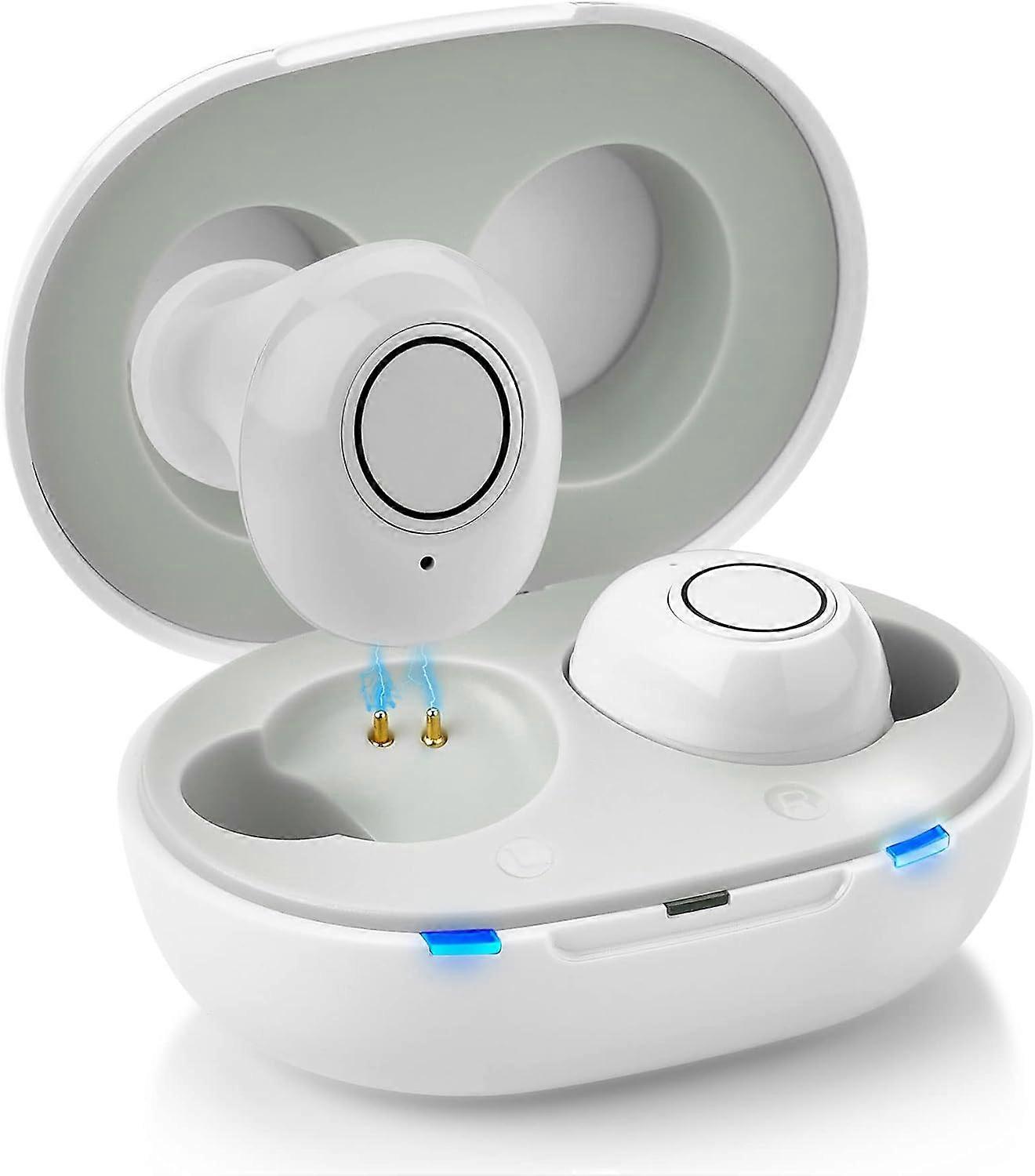 In-ear personal audio device (white) with noise cancellation - Rechar