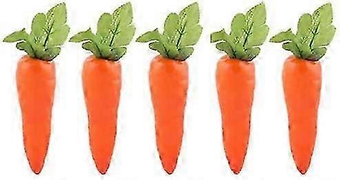 5 Pcs Carrots Artificial Vetables Homekit Rats