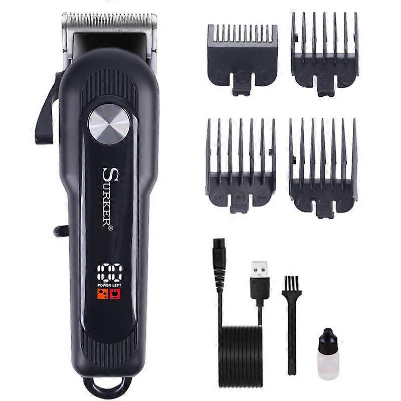 Surker Men Tondeuse à cheveux électrique Tondeuse à cheveux professionnelle Tondeuse à cheveux Machine à couper les cheveux