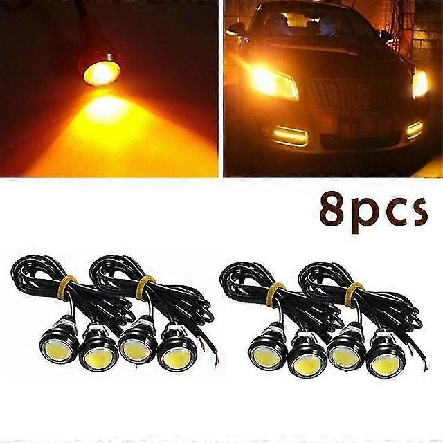 6x גריל קדמי פגוש גריל הוד ענבר נורות LED לדודג' ראם 1500 2500 3500 אורות דקורטיביים חיצוניים לרכב