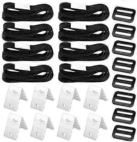 Phoenix 8 Pack Swimming Pool Cover Roller Fixing Straps Kit Swimming Belt Replacement Accessories For Mobile Reel System, Pool Tarps And Covers