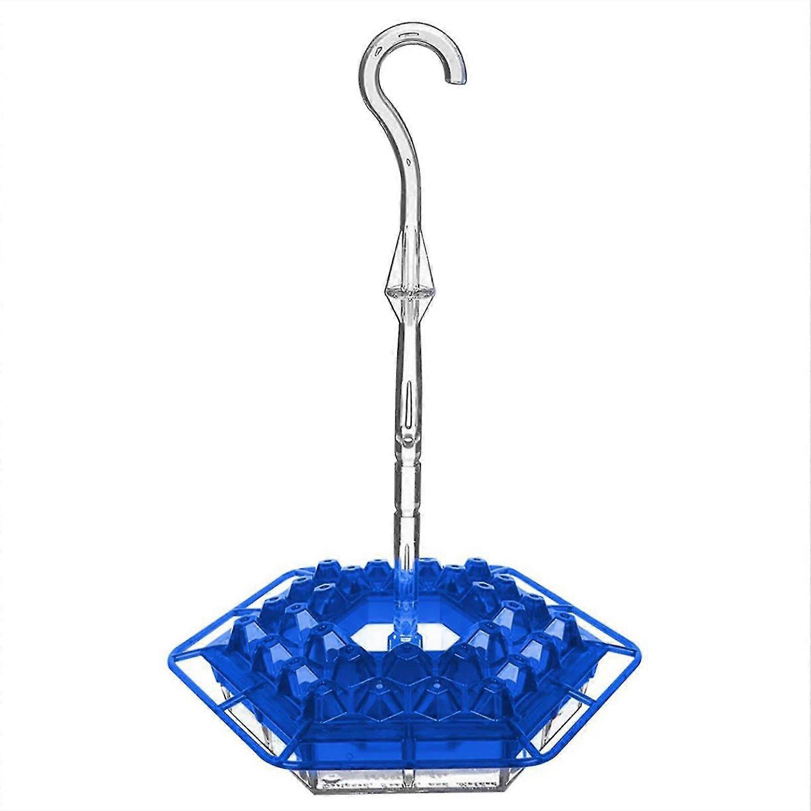 Hexagonal/Round Hanging Birds Feeder Large Capacity Birds Food Container for Garden Yard Home