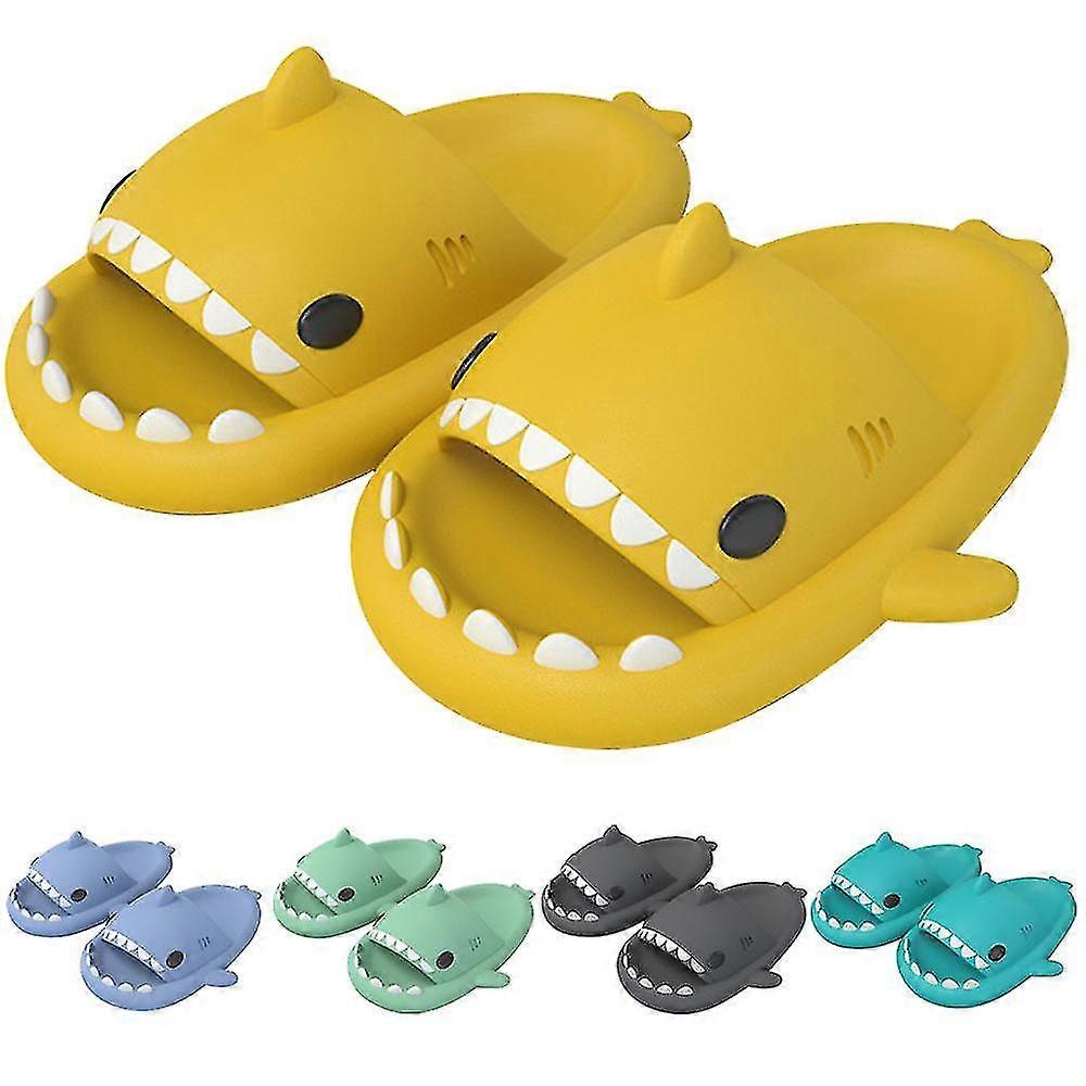 shark slippers shark cloud slippers cloud shark slides cute shark slippers for women anti-slip novelty open toe slides