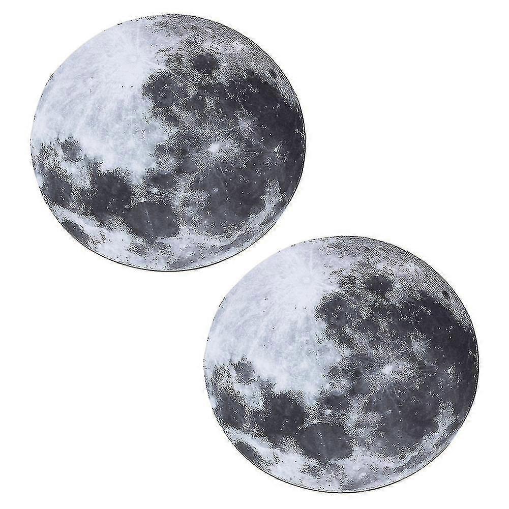 2024 8 Inch 20cm Grey Moon Light Mouse Pad Mat(grey)
