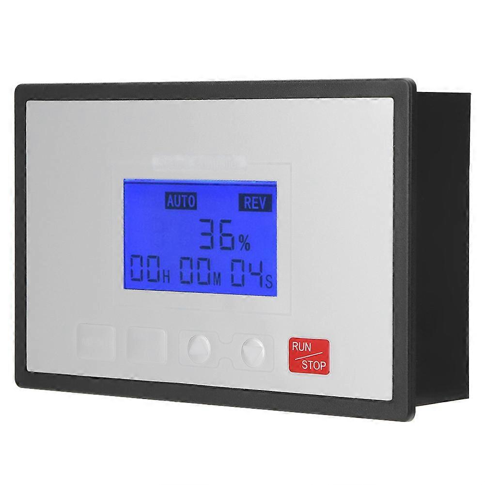 60A 10-55V DC kefový motor regulátor otáčok Digitálny LCD časovač pomalého chodu / zastavenia reverzibilný