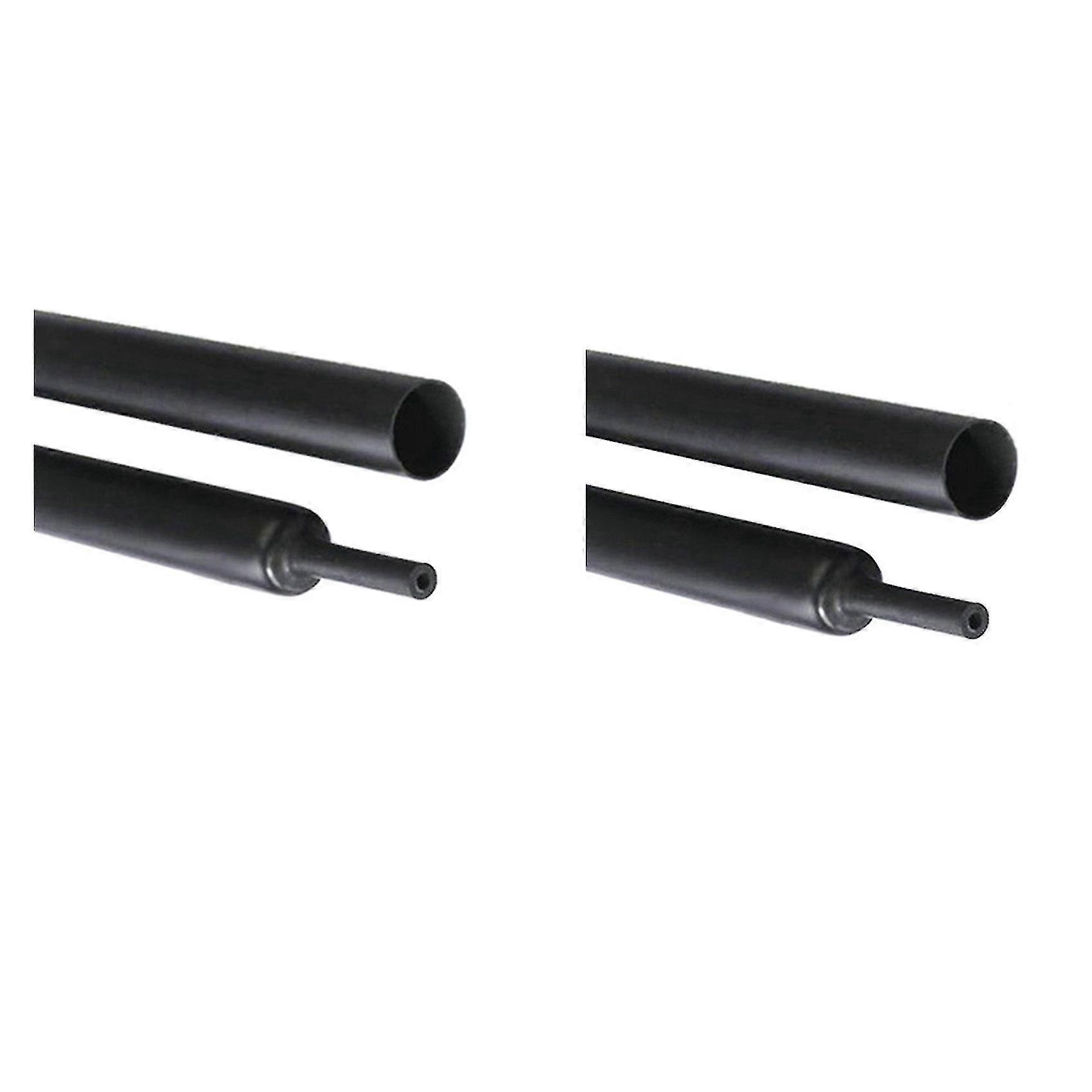 black electrical sleeving car cable/wire heatshrink tubing, 6mm,2m