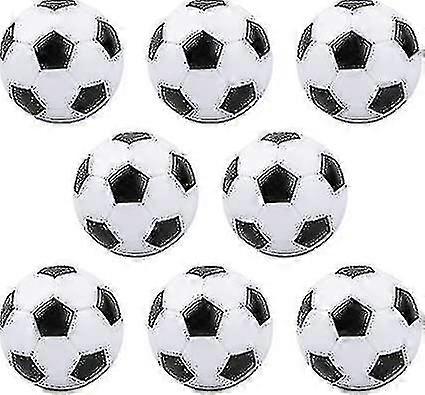 8 قطع 32mm كرات Foosball ، صديقة للبيئة كرات استبدال Foosball الراتنج ، كرات طاولة Foosball مصغرة للأطفال الكبار