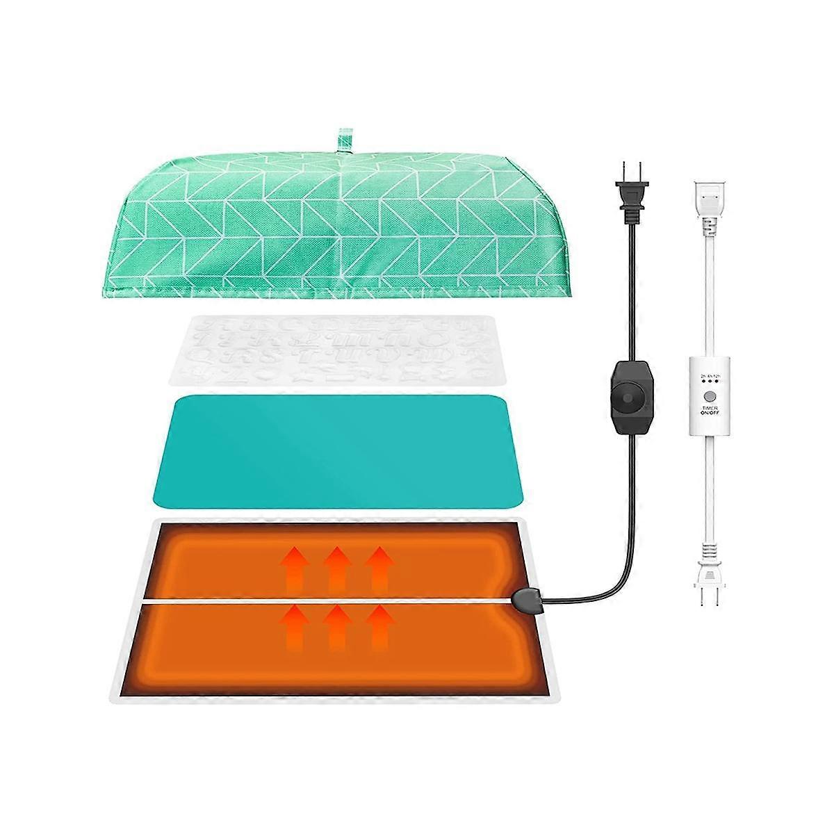 Resin Heating Mat, Resin Molds Heating Pad, Resin Curing Machine, Epoxy Resin Dryer for Epoxy Molds
