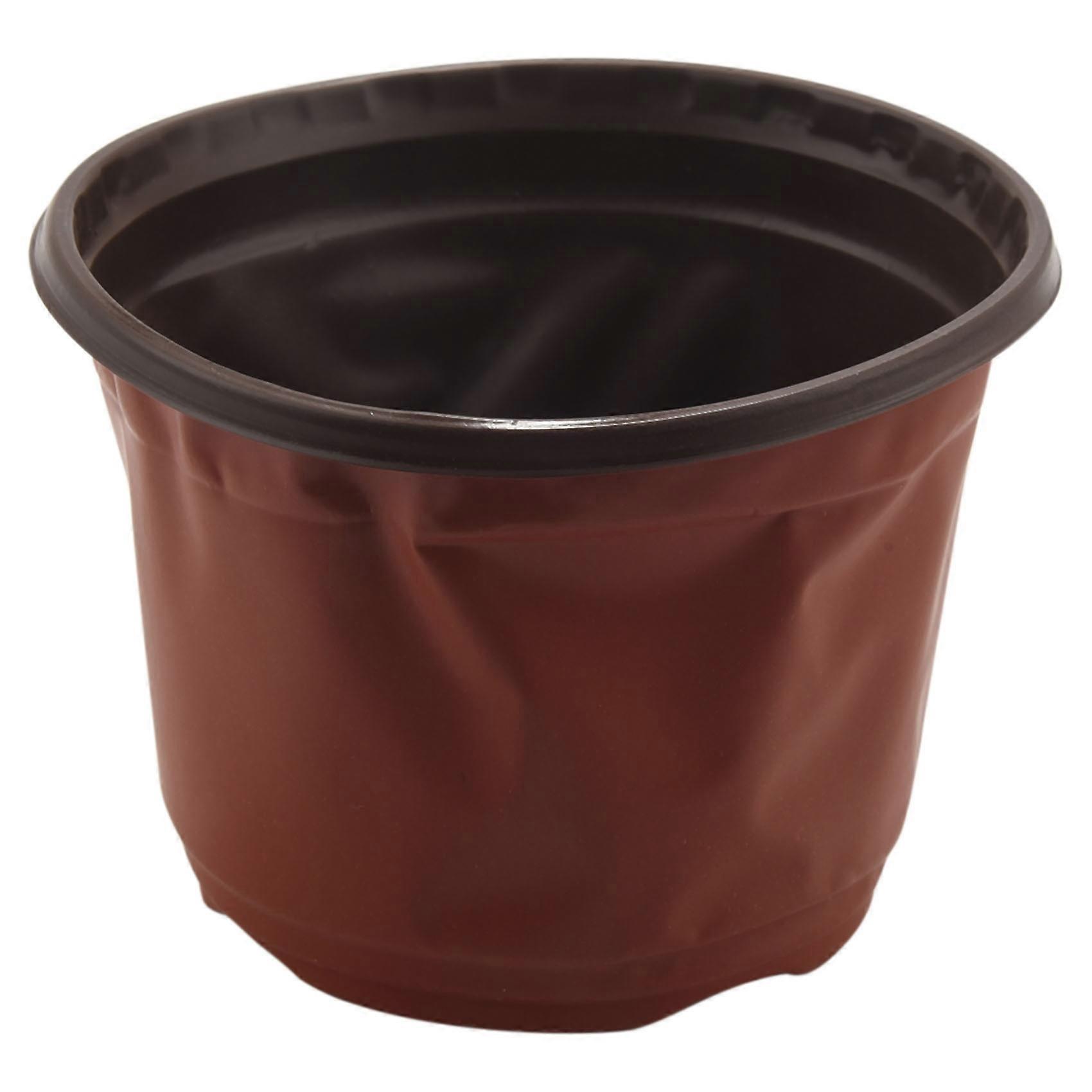 150Pcs 4.72 Inch Plastic Flower Seedlings Nursery Supplies Planter Pot/Pots Containers Seed Startin