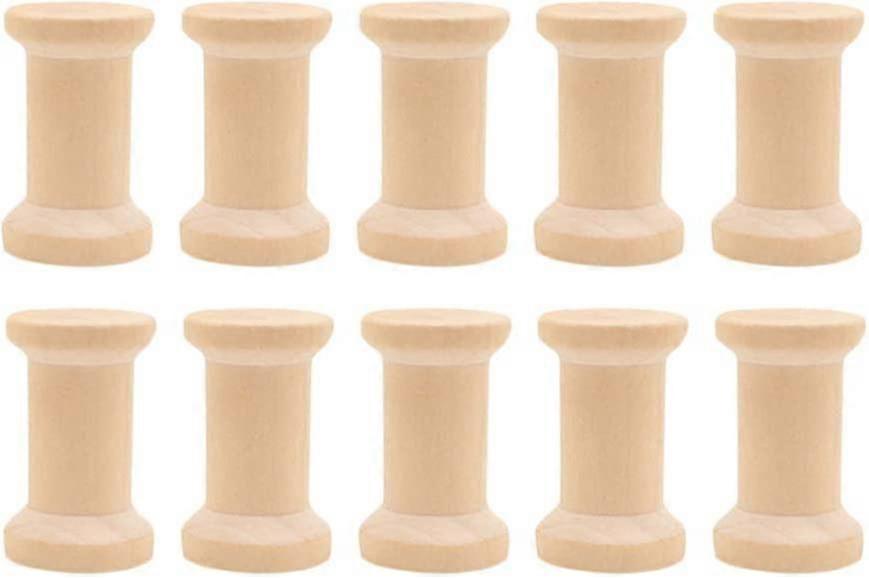 Yarn 10pcs Empty Spools Vinta Embroidery Bobbin Threading Accessories Diy Craft For Thread Wire Rolling () Crafts