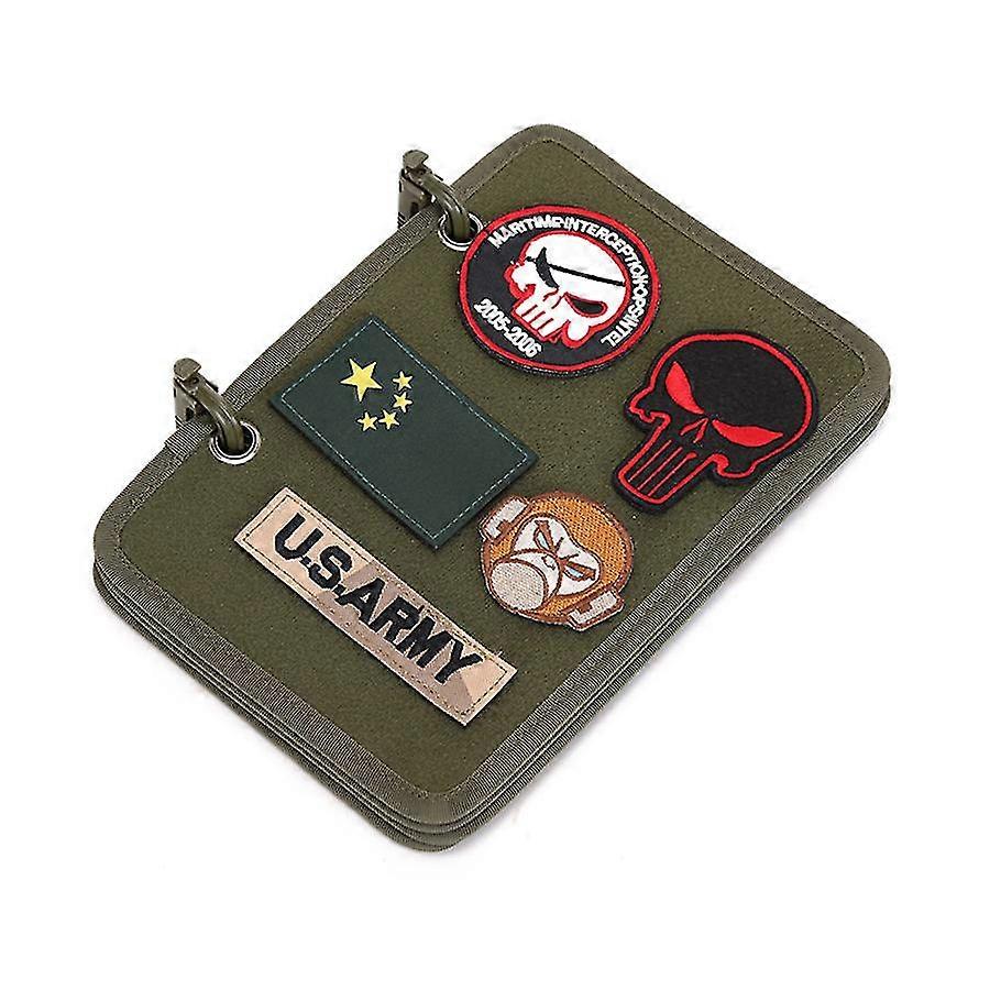 Morale Badge Display Board Aufbewahrungsbuch Militär Fan Morale Badge Tactical Patch Armband Hook and Loop Paste Display