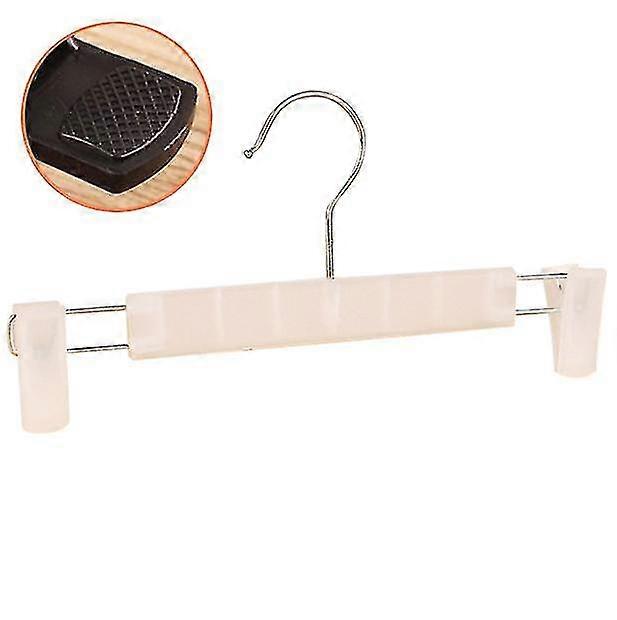 Trouser Hanger 12 Pack Skirt Pants Hangers With Non-slip Clip