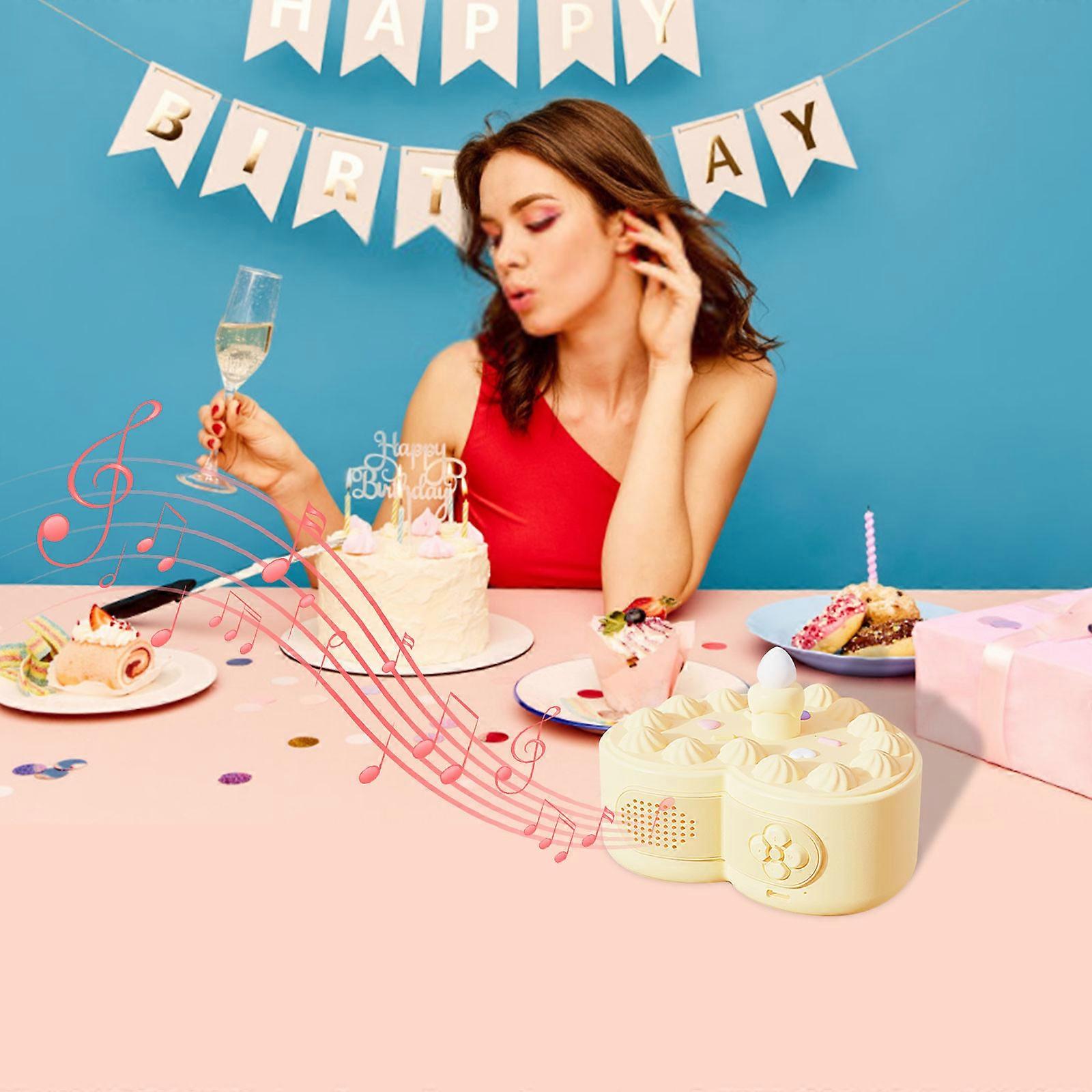 Birthday Cake Bluetooth Speaker High-end Small Speaker Portable High-Looking Bluetooth Speaker FLYE243007