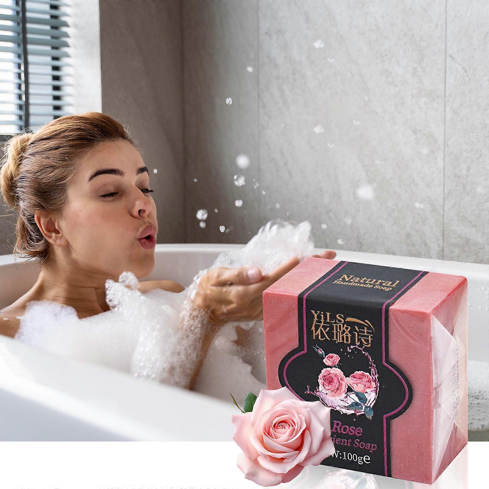 Rose Ancient Hand Made Soap Clean Moisturizing Soap Moisturizing Soap Adult And Child Bath Hand Soap Cosmetic Sets FLY2404