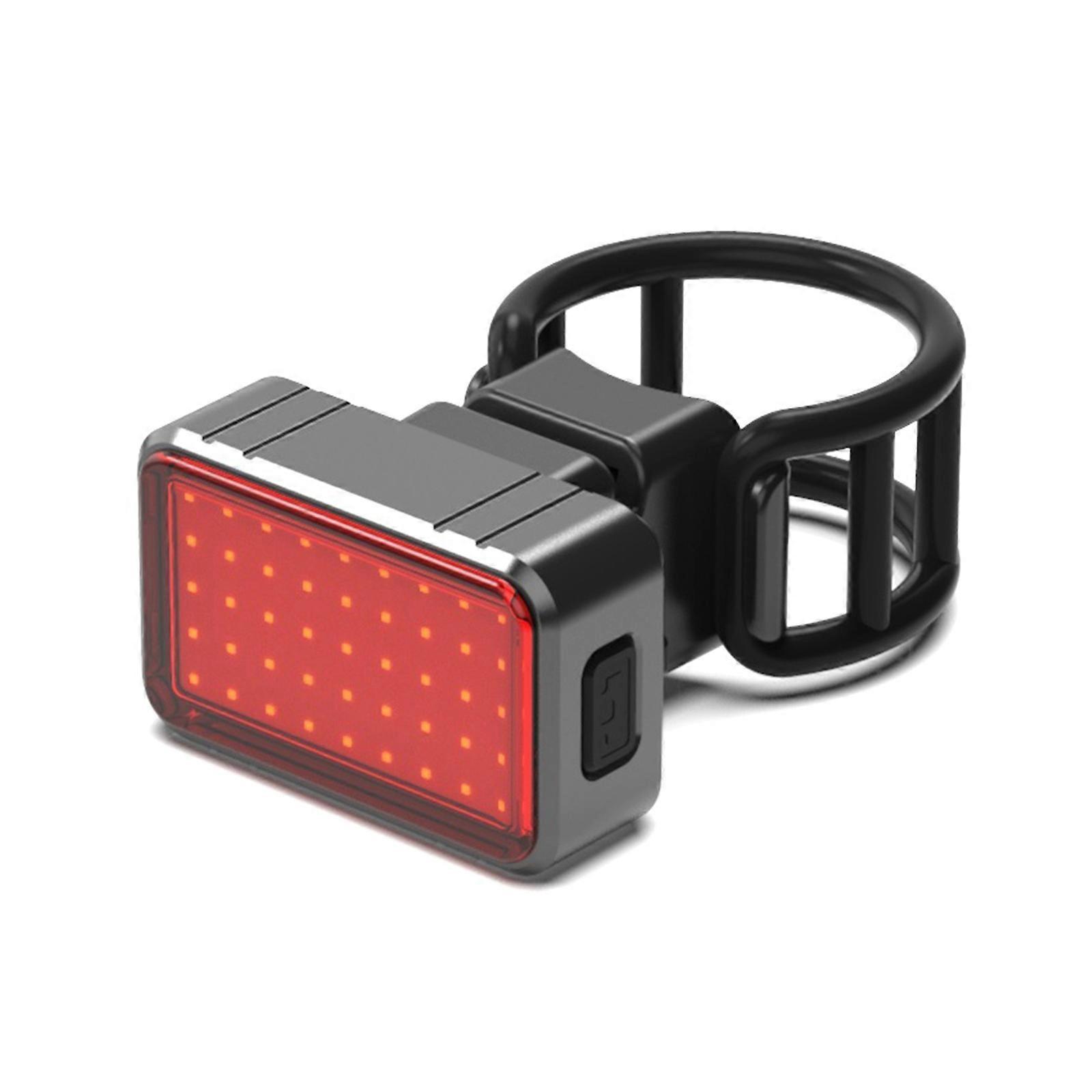 USB Rechargeable LED Bike Flash Tail Rear Light Cycling 100LM Bicycle Taillight