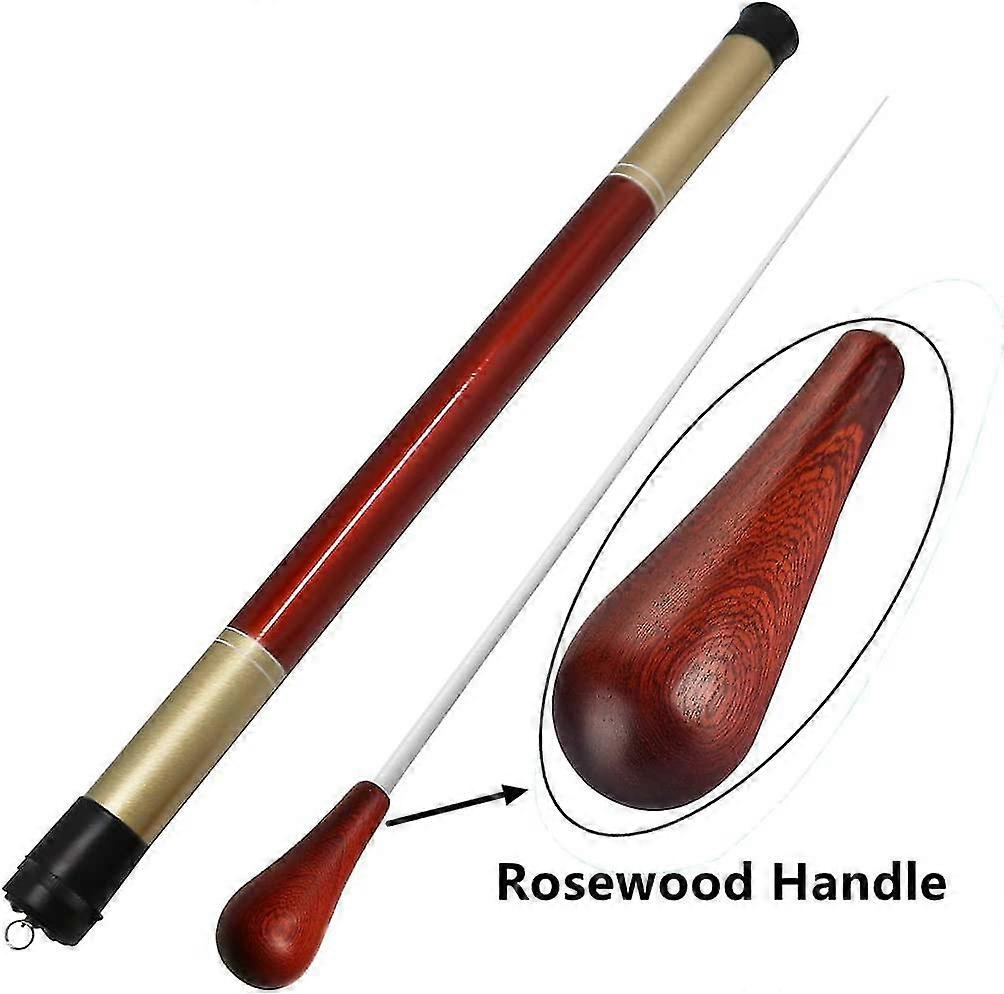 Music Baton Orchestra Baton Band Conducting Baton With Tube Sleeve (rosewood Handle)