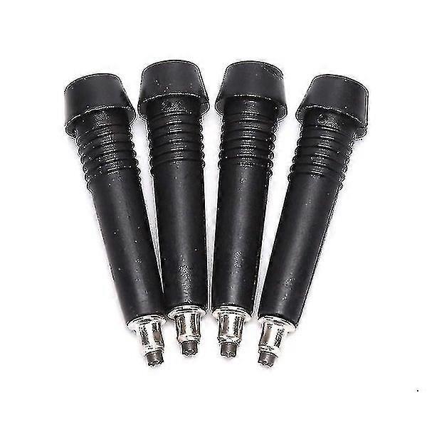 Trekking Pole Tungsten Carbide Tip4pcs-black