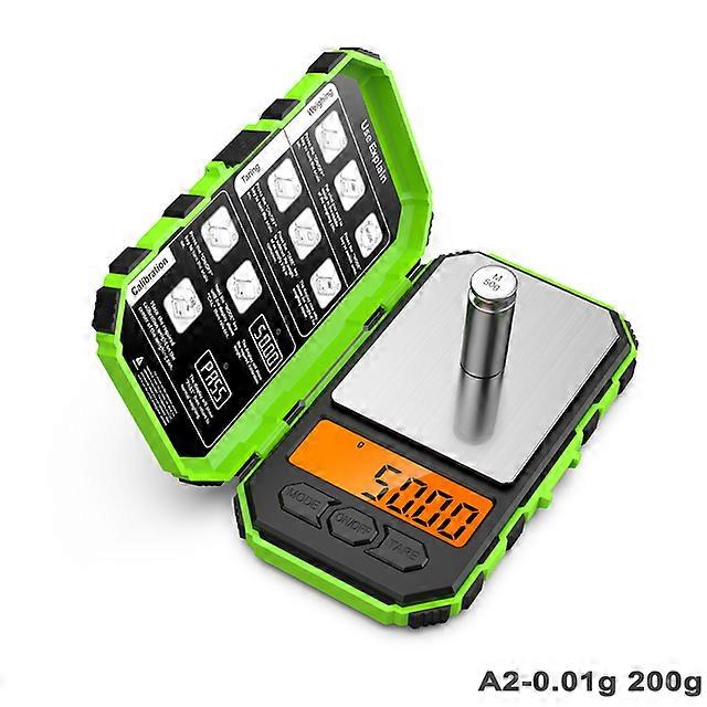 50g 0.001g Digital Scale Portable Mini Electronic Scale Precision Professional Pocket Scale Milligram 20g Calibration Weights