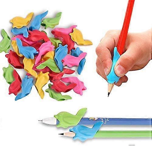200PCS Pencils Grips Silicon Pencil Grippers Writing Aid Grip Pencil Grippers for Kids Handwriting
