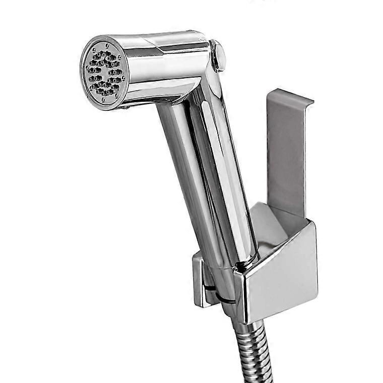 Handheld Bidet Sprayer for Toilet-Adjustable Water Pressure Control with Bidet Hose for Feminine Wash, Stainless Steel Brushed Nickel Cloth Diaper Bid