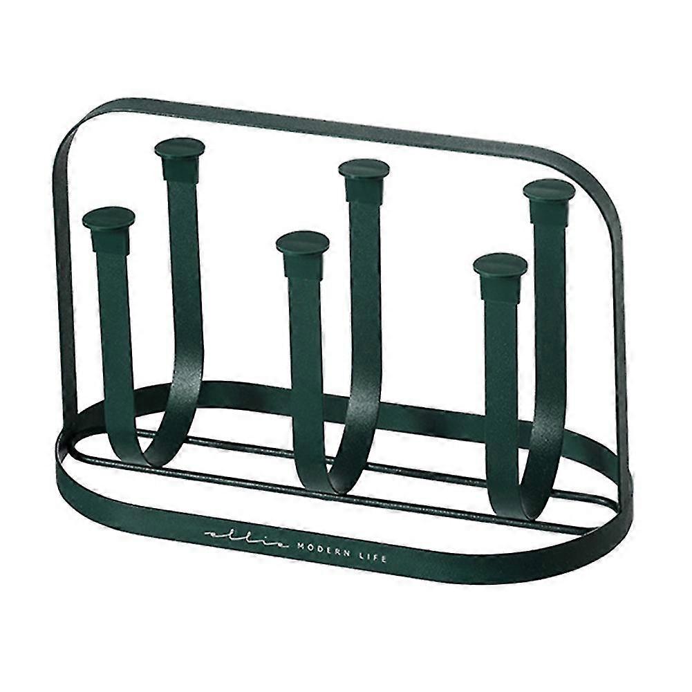 Cup Drying Rack Stand Multipurpose Glass Drying Holder Organizer For 6 Cups Or Mugs