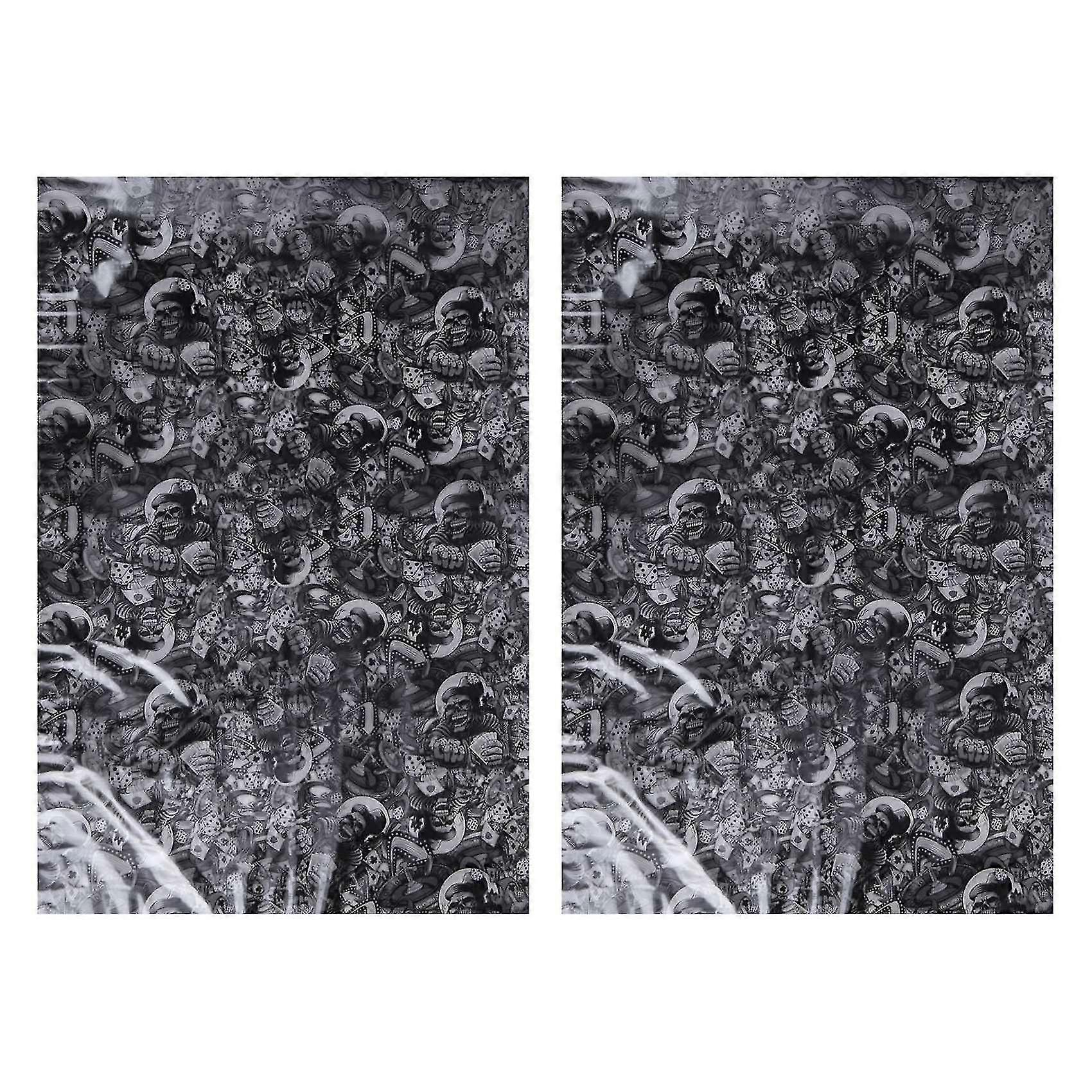 2x Hydrographische Folie - Wassertransferdruck - Hydro Dipping - Rolling Bones - 1 Meter