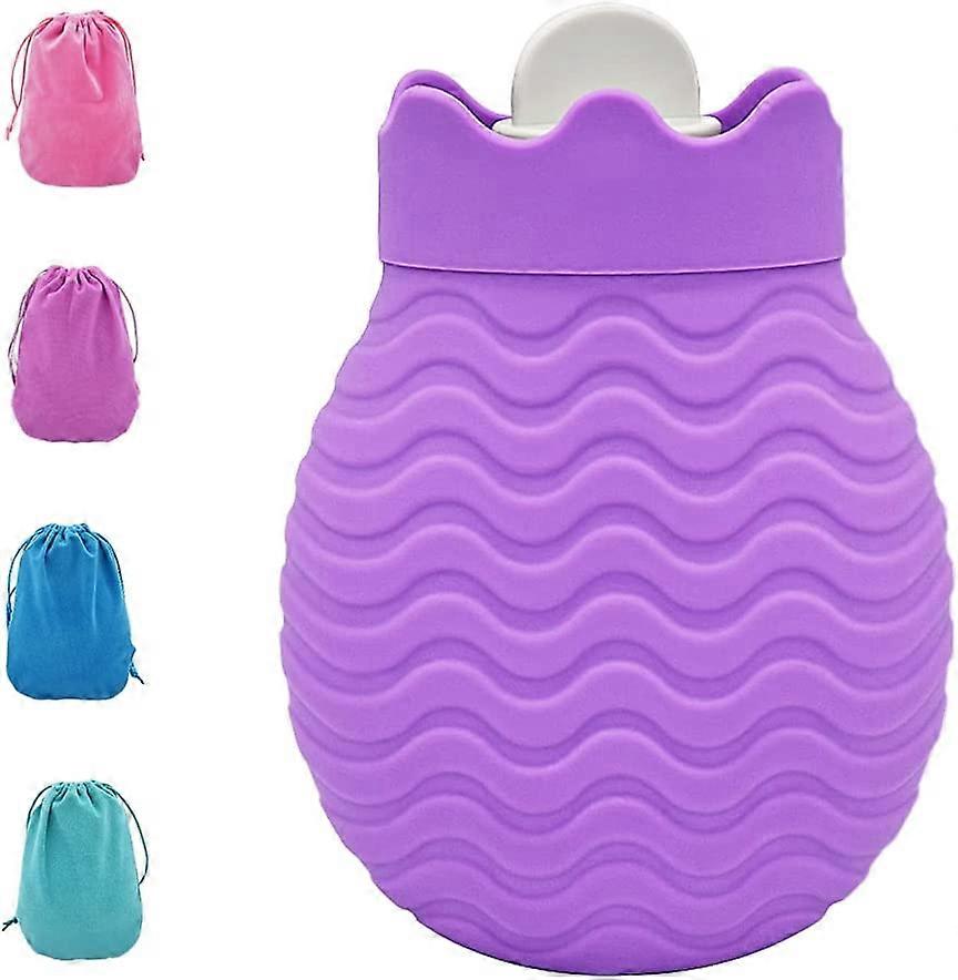 Hot Water Bottle with Cover, 320ml