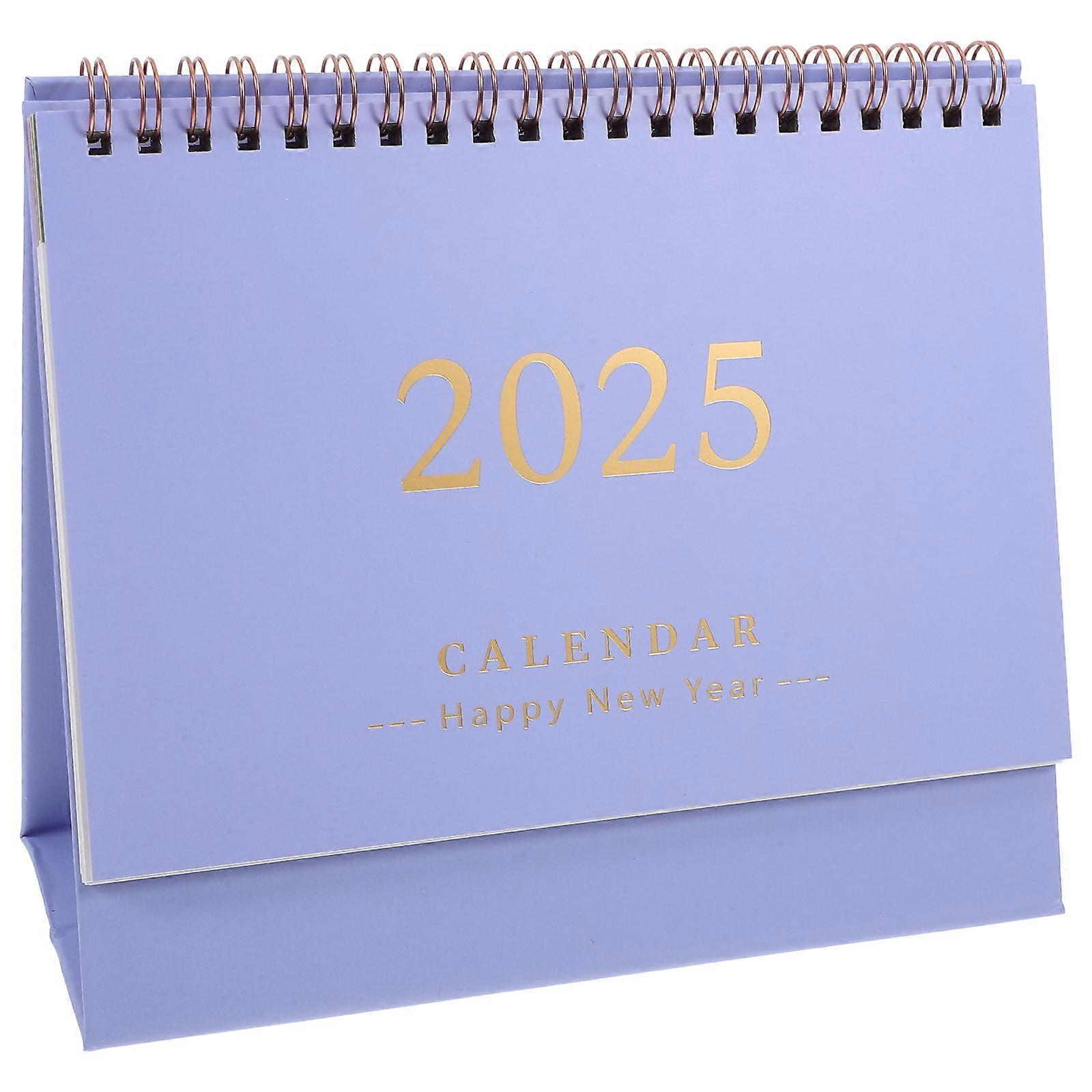 Academic Calendar Small Desk Calendar Standing Calendar Desk Calendar for Recording Events
