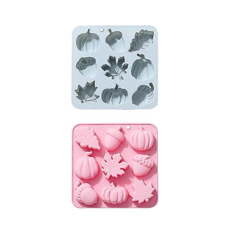 2-Pack Pumpkin Leaf Cake Molds