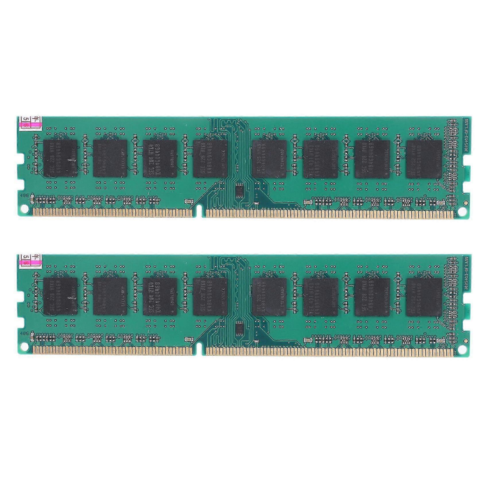 2x 8gb Pc Memory Module Ram Ddr3 Pc3-10600 1333mhz Dimm Desktop For Amd System