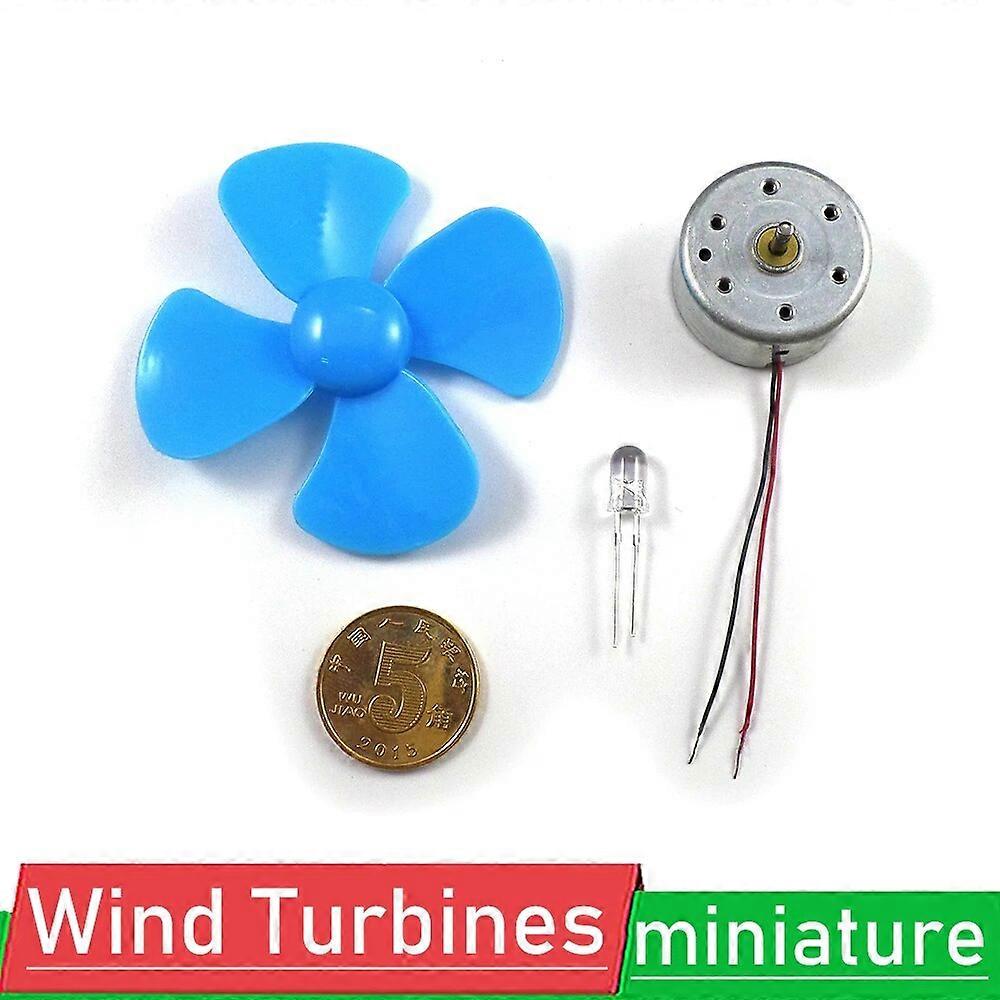 Micro Wind Turbine Blades FAN DIY Teaching Demonstration Explaining Physics Experiment POWER Generator
