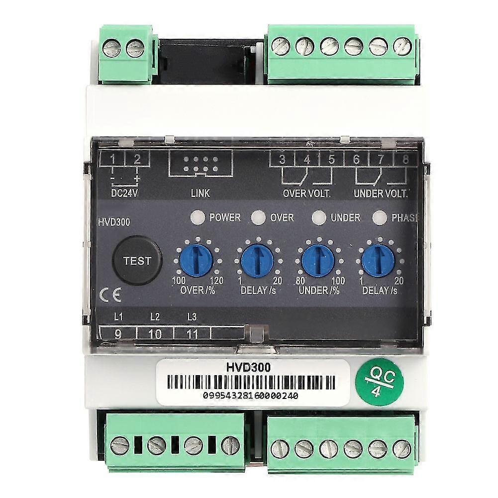 HVD300 AC Voltage Detection Relay Control Power Distribution Module Over Under Voltage Protection