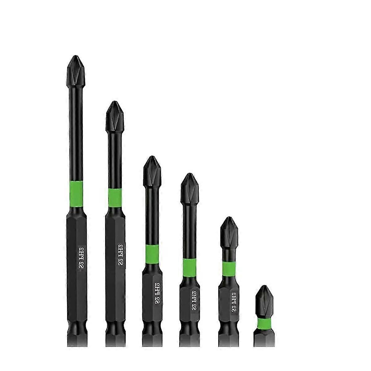 Magnetic Screwdriver Bit Set Ph2 Bits S2 Impact Magnetic Strong Magnetic Anti- Screwdriver Bit Set