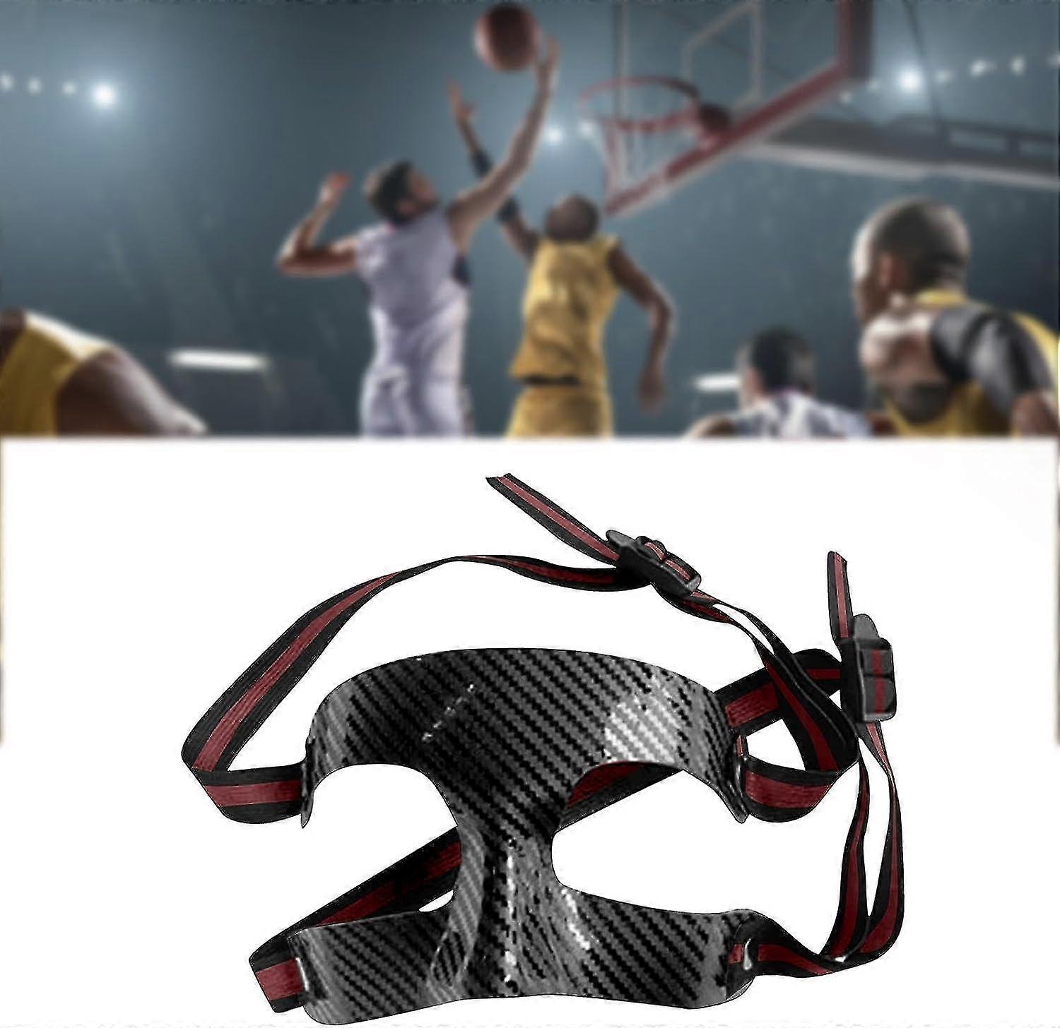 thumbnail image 2 of Sports Nose Guard Face Shield - Adjustable Protective Mask For Basketball Soccer Broken Nose 2 of 13