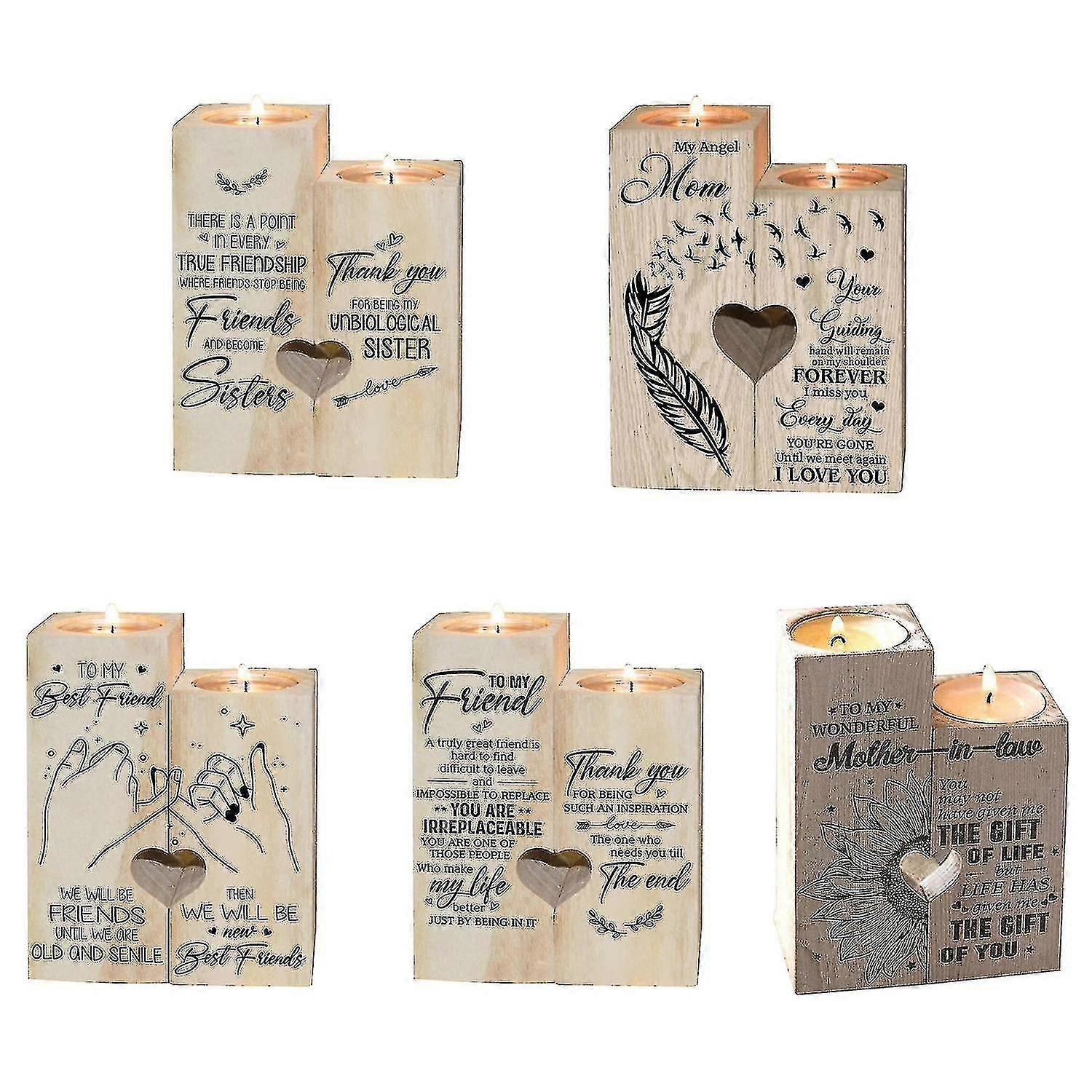 حامل الشموع الأكثر مبيعا لعام 2023 إلى صديقي المفضل شكرا لك على كونك هدية رائعة ملهمة