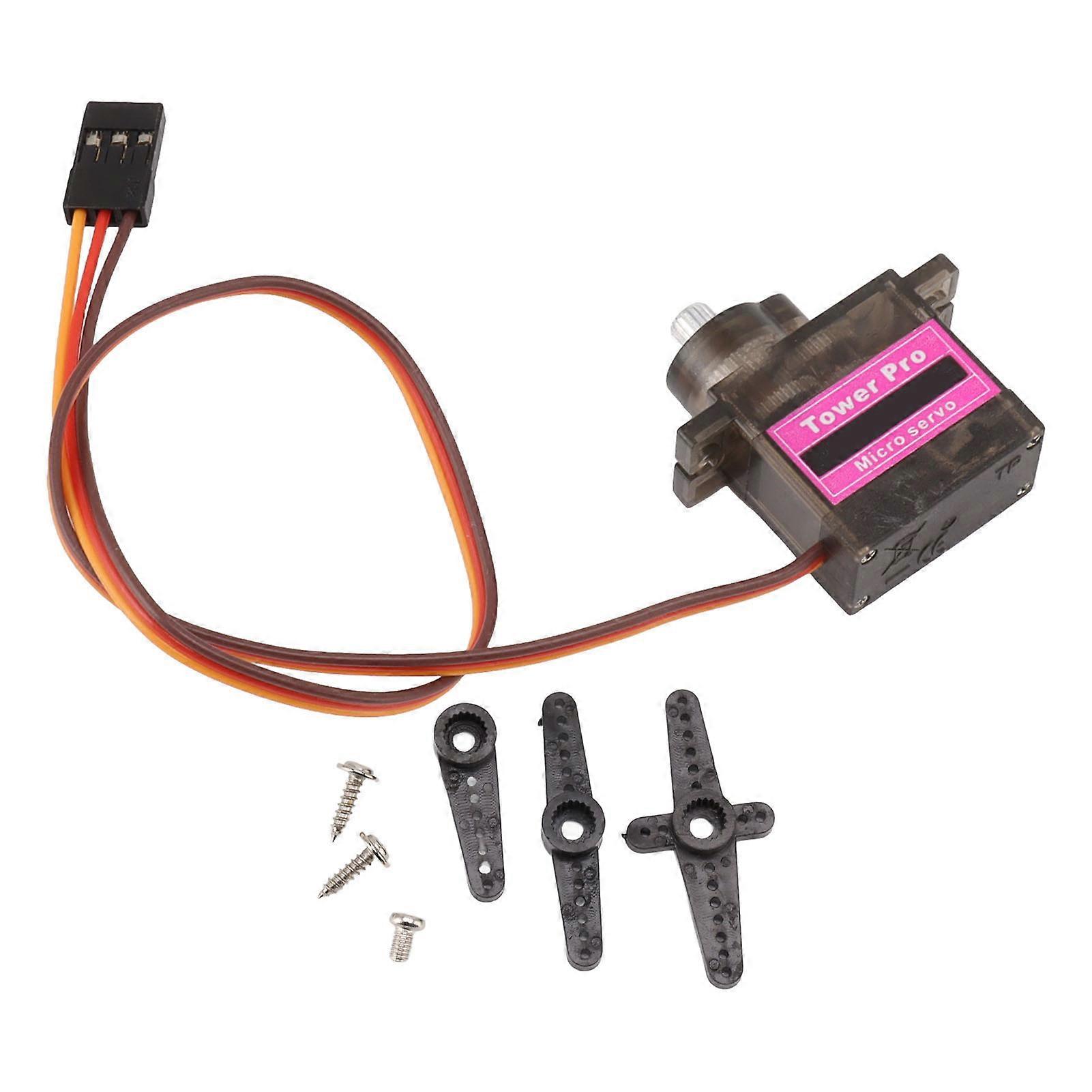 Servo Motor Metal Gear Micro Servo Motor Accessory Set Kit for Aircraft Model Toy(YMCAT)