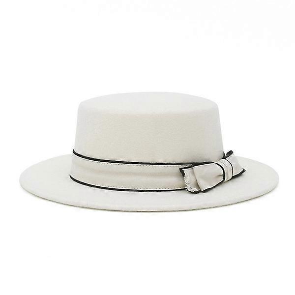 Felt Hat Black Imitation Wool Winter Keep Warm Fedora Hat