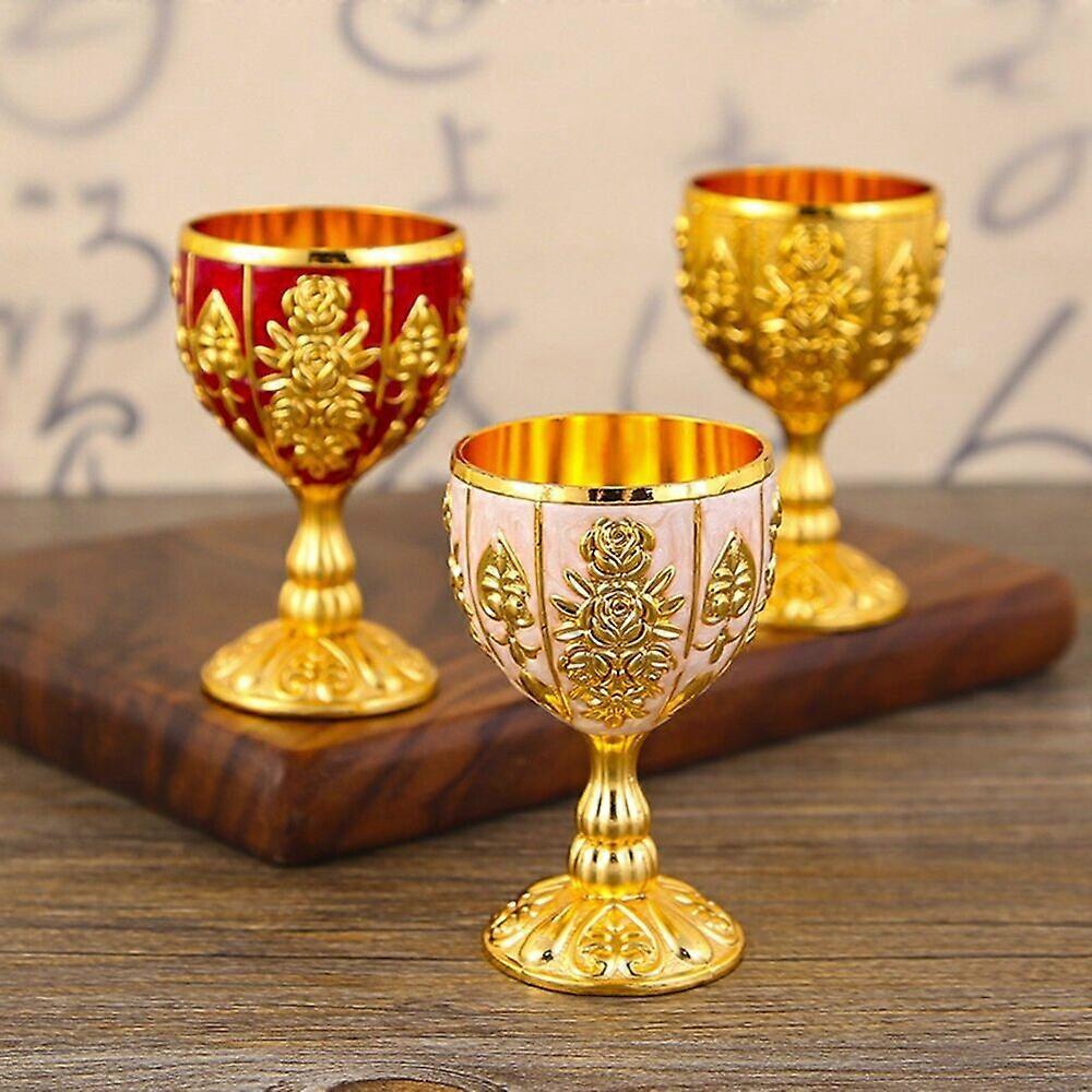 Retro Metal Wine Cup Eco Friendly and Safe for Enjoying Drinks 30ml Size