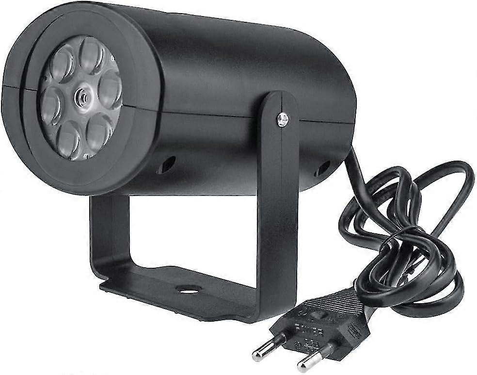 Dynamic Rotating Led Snow Projection Lamp, Rgbw Christmas Snowflake Projector, Outdoor Christmas Projection Lamp, 360 Rotation Christmas Atmosphere La