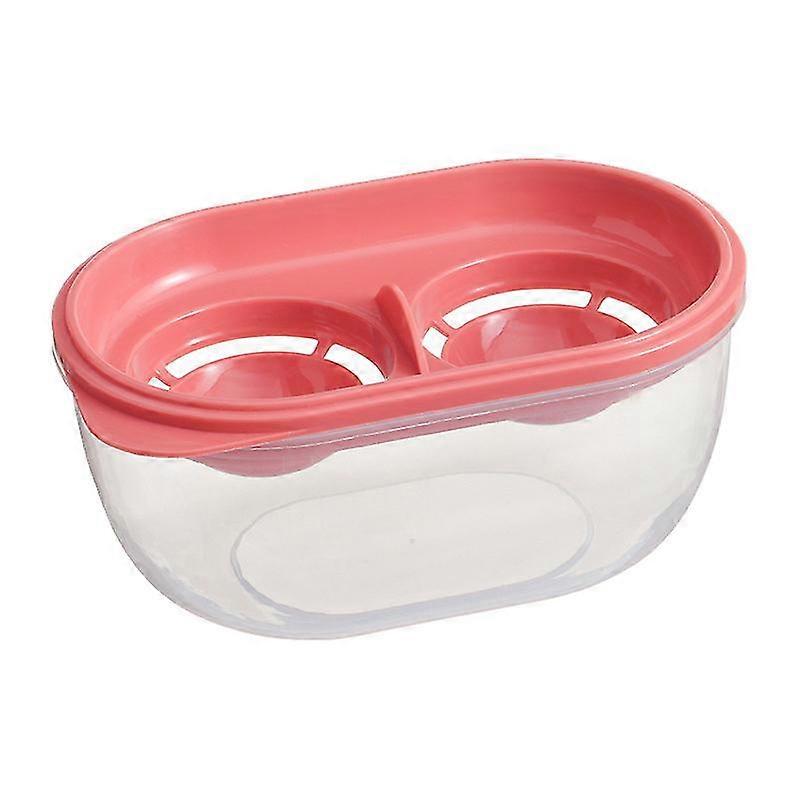 Two Compartments Large Capacity Egg White Separator Plastic Egg Yolk Quick Filtration