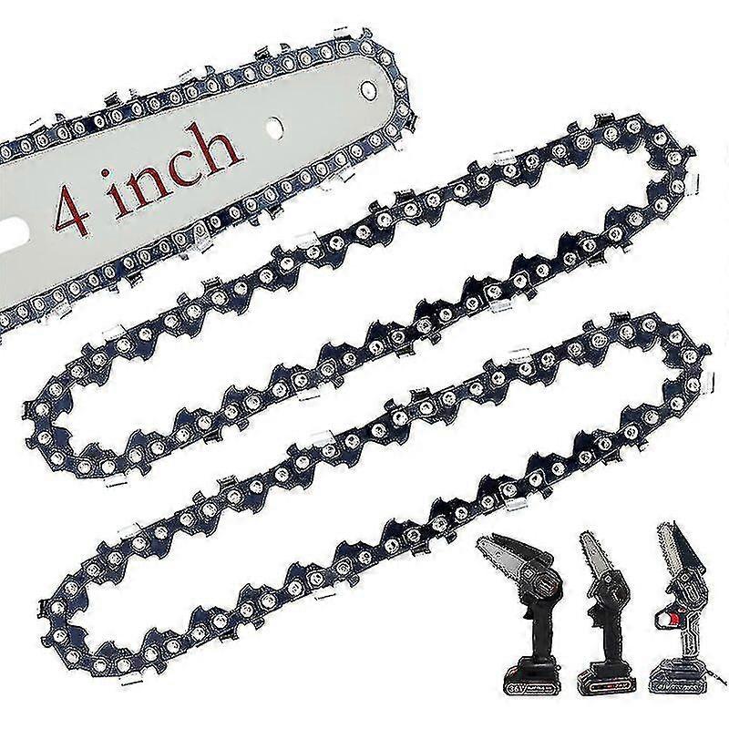 2 Pack 4 Inch Mini Chainsaw Chains Replacement Chains