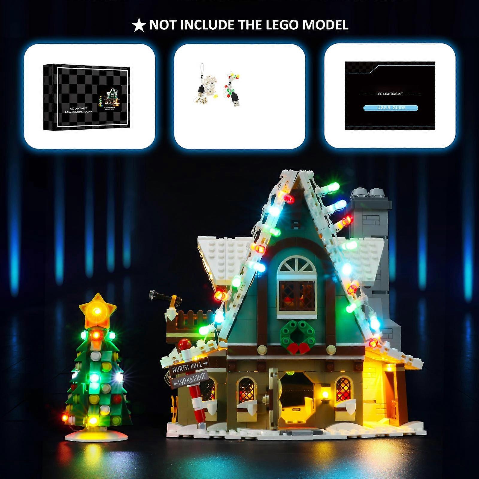 LED Light Kit for 10275 Elf Club House Building Blocks Set (NOT Include The Model) Toys for Children Christmas Gift