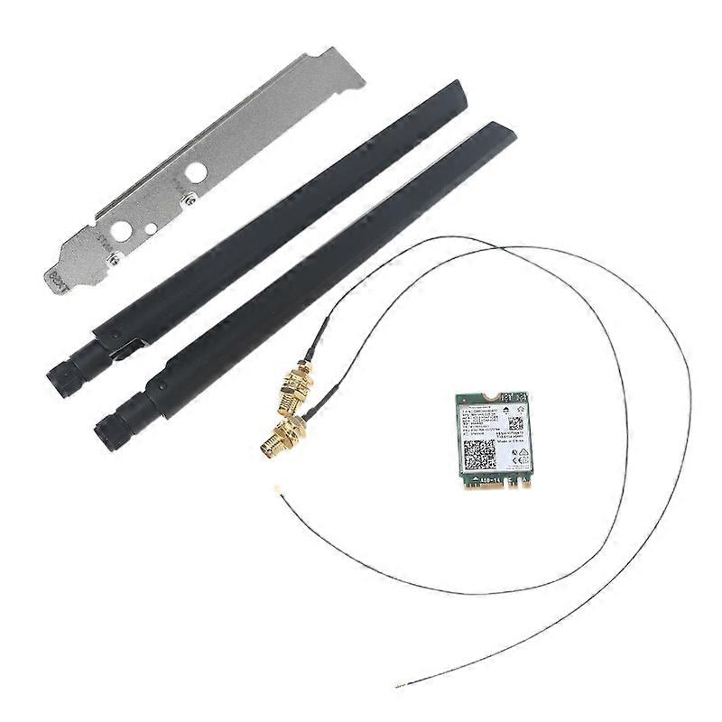 Scheda WiFi Tri-Band 2.4G/5Gh Scheda di rete compatibile con BT 5.2 Scheda WIFI6 wireless