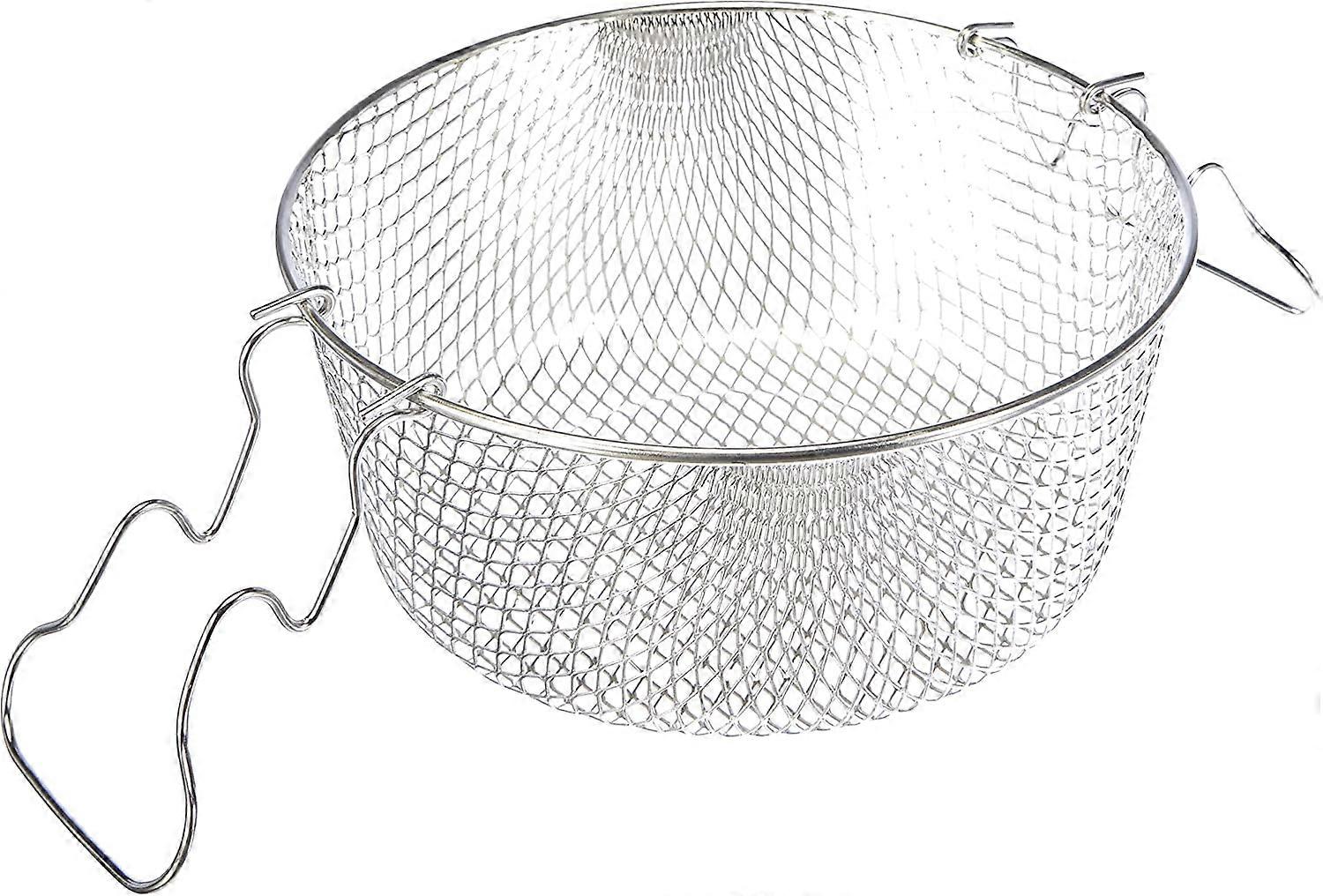 Basket with Silver Metal Handles 18 cm