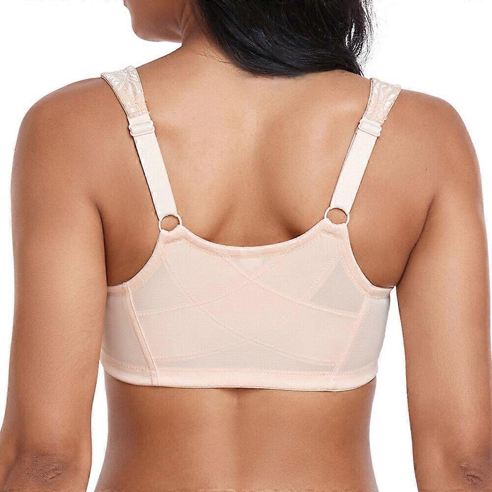 32-52 BCDGH Full Coverage Posture Corrector Front Closure Wireless Minimizer Bra