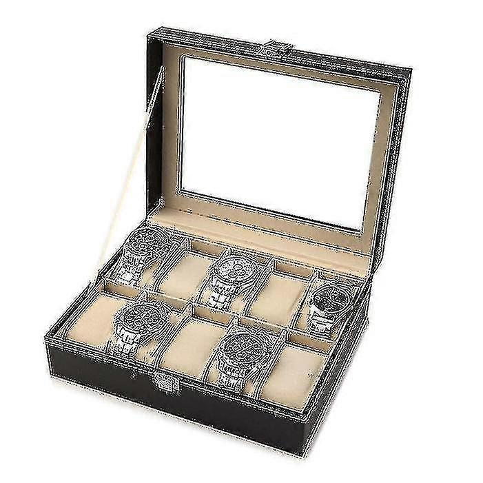 10 Grids Professional Watch Storage Box